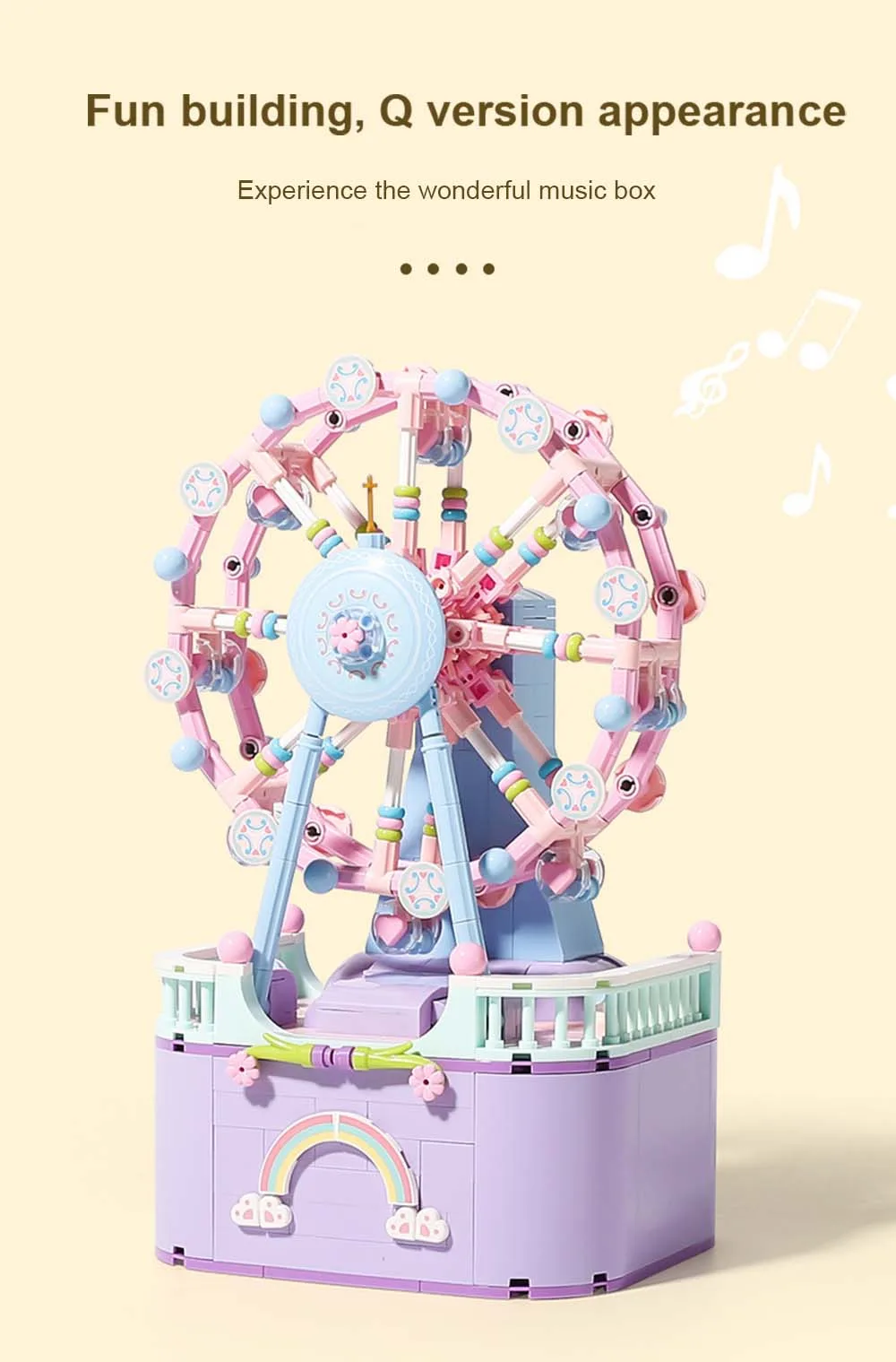 710 sztuk DIY diabelski młyn klocki montaż karuzela obrotowa pozytywka Mini klocki Model miasto prezent dla dzieci 9 Sc674857168a140d7b4f80512f0640ef3I 710 sztuk DIY diabelski młyn klocki montaż karuzela obrotowa pozytywka Mini klocki Model miasto prezent dla dzieci