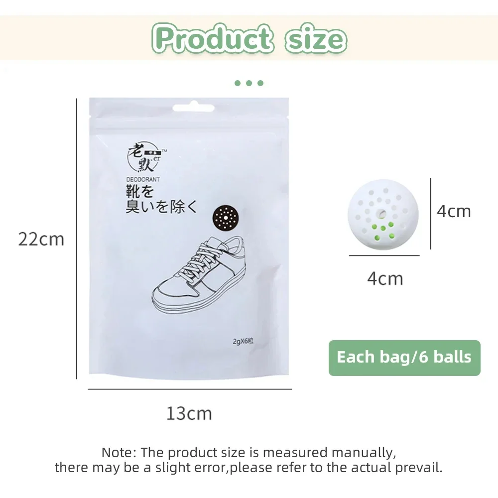 Shoe Deodorizer 12-24PCS Shoe Deodorizer Freshener Balls For Shoes Multifunction Home Scent Fresheners Footwear Shoe Closet Toilet Deodorization