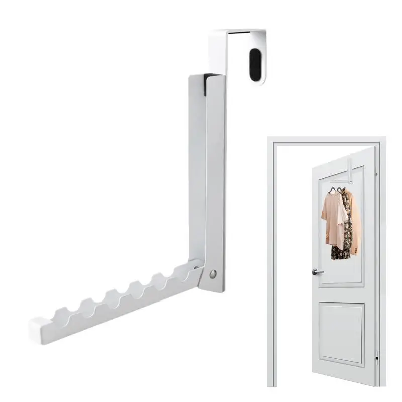 

Вешалка на дверь для ванной комнаты, металлическая вешалка, складной шкаф для сушки одежды, органайзер для одежды в спальню, органайзер для хранения белья