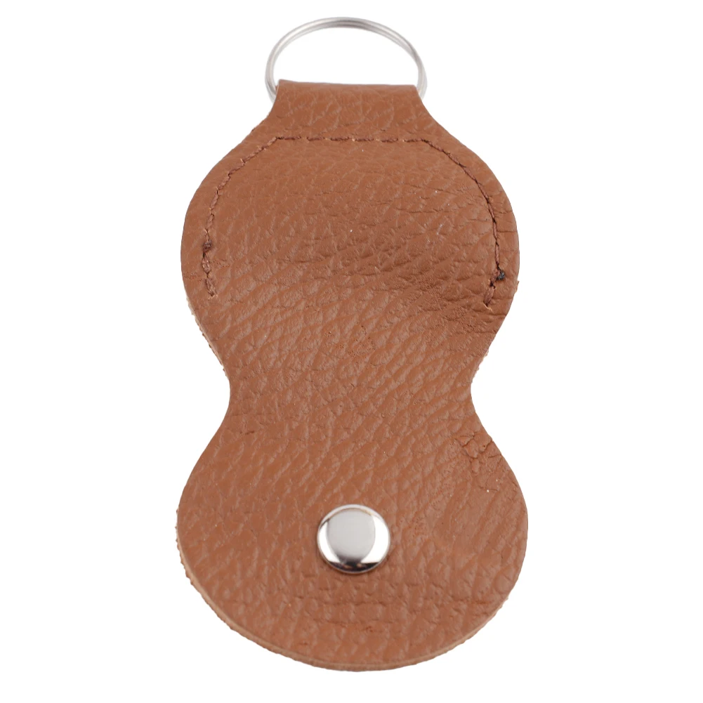 

1pcs High Quality Guitar Leather Pick Bag PU Leather Compact Portable Keychain Guitar Pick Box Bag Accessories