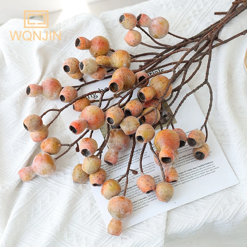 Artificial Berries Flower Christmas Fruit Fake Berry Artificial Flowers Decoration Wedding Home Table Plant Arrangment