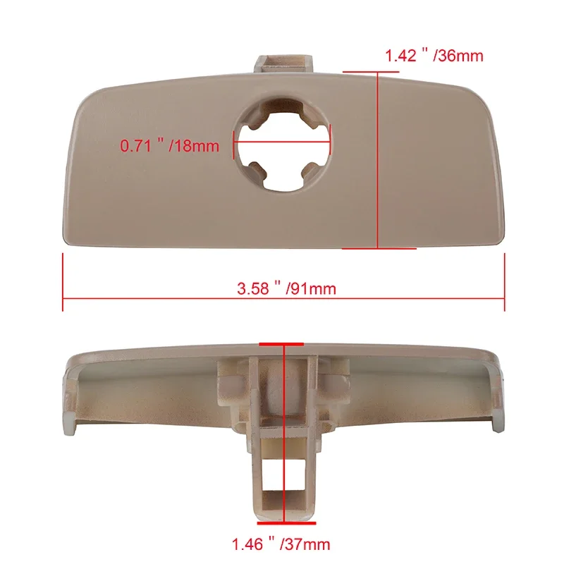 Car Inner Storage Glove Box Handle Cover Lid Lock with Hole for VW Passat B5 car interior organizer