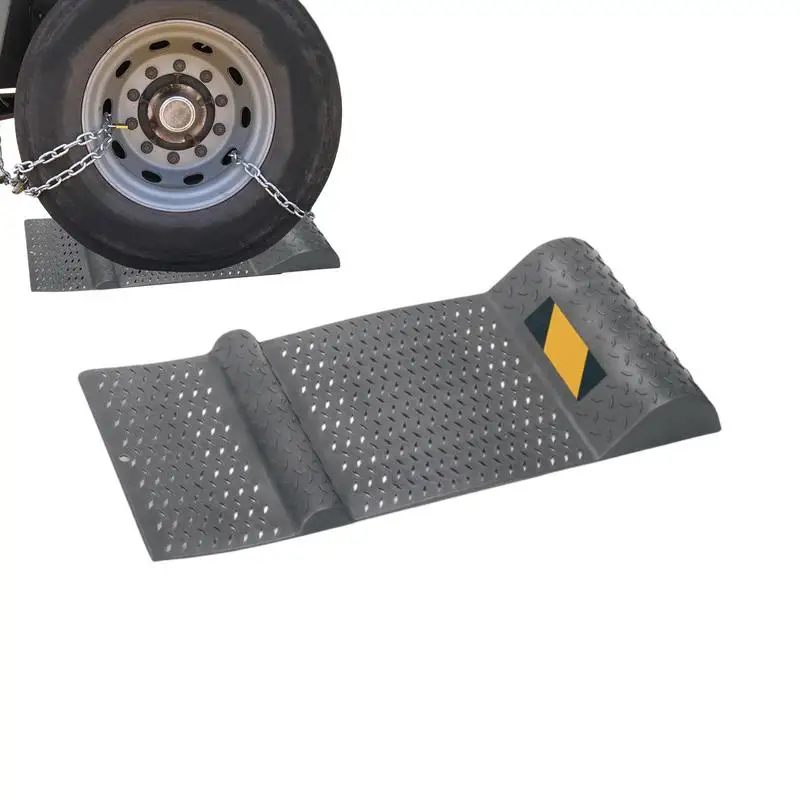 22" Rubber Curb Parking Block Wheel Stop Garage Car Stopper