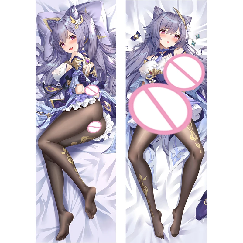 60x180cm Game Genshin Impact Dakimakura Cosplay Keqing Anime Pillowcase Otaku Female Hugging Body Pillow Cover For Bedroom