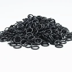 Versatile High - Temperature Oil - Resistant Rubber O - Ring Sealing Washers (100/50 Pack) - OD5mm CS1mm (100Pcs  Rubber Ring)