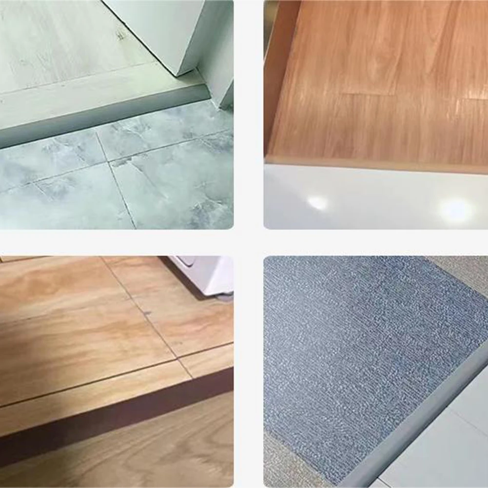 Description Picture 6 of item200cm Floor Transition Strip Self Adhesive Protective Floor Mat Flat Button Strip Strips For Flooring Threshold Seam Edge Trim