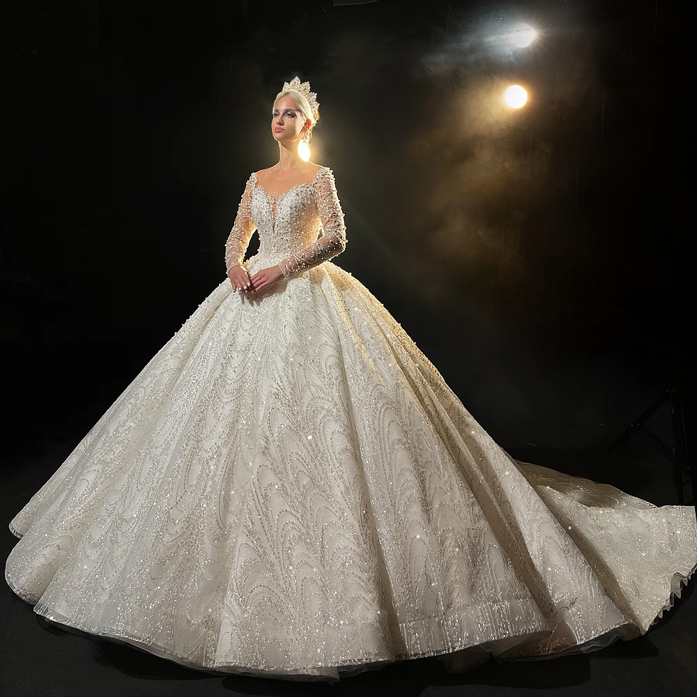 NS4315 Stunning New Wedding Dress Real Sample 1