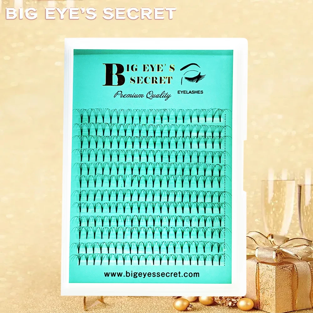

Soft Natural Mink Eyelashes Short Stem Handmade Premade Volume Fans Eyelash Extension Maquillage False Lashes