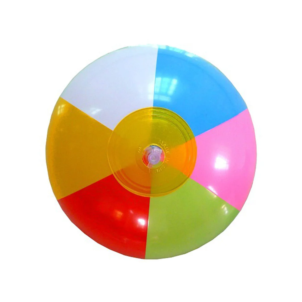 

5 Pcs Beach Toys for Kids Balls Billiards Inflatable PVC Six Color Panel Pool Child