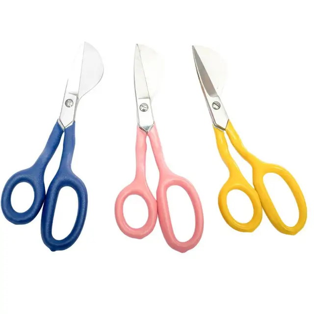 Poolin Curved Blade Embroidery Scissors For Thread Cutting Free Shipping  120mm Overall Length - AliExpress