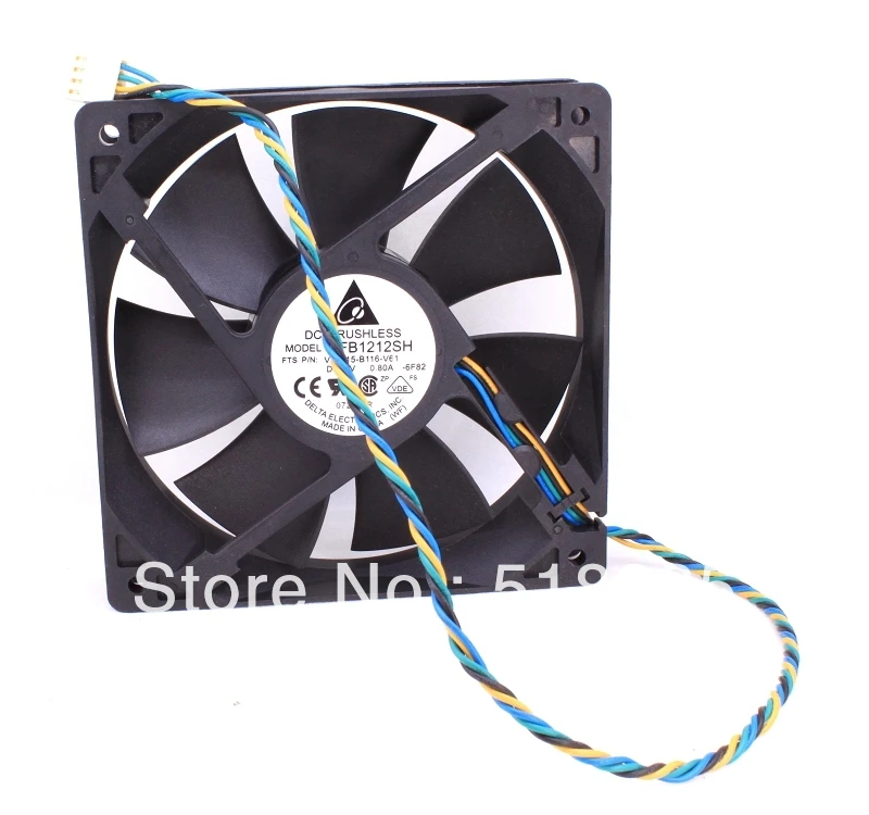 Pcファン120 12v,デルタafb1212sh 1225 12025 120*120 * 25mm用,冷却