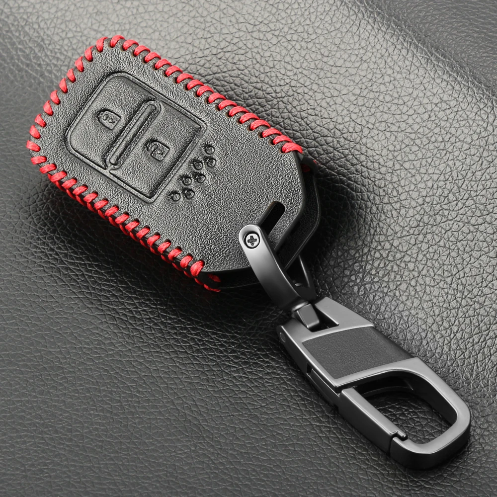Key Case Cover Key Case Remote Control Case Cover Remote Car for Honda Fit GP5 Shuttle Gp8 JADE VEZEL City Civic Jazz BRV Leather 2 Buttons