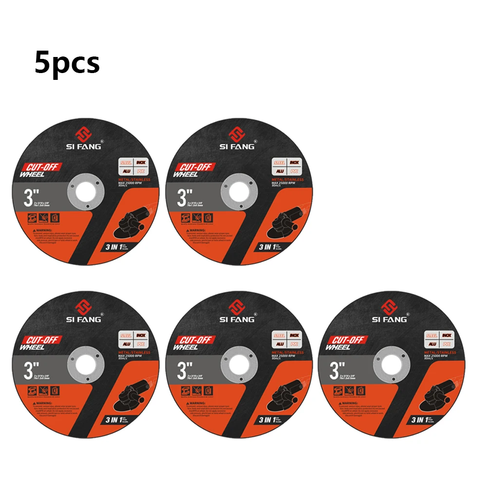 SIFANG 75mm Mini Circular Resin Saw Blade Cutting Disc Grinding Wheel Cutting Disc For Steel Stone Angle Grinding Tools