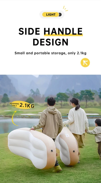 Poltrona Gonfiabile Morbida - Divano Pieghevole Per Interni Ed Esterni - Foto 7