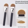 New Foundation Make-up Brush Round Head Ultra-thin Foundation Make-up Brush Liquid Foundation Flat Head Facial Mask Makeup Tool 1