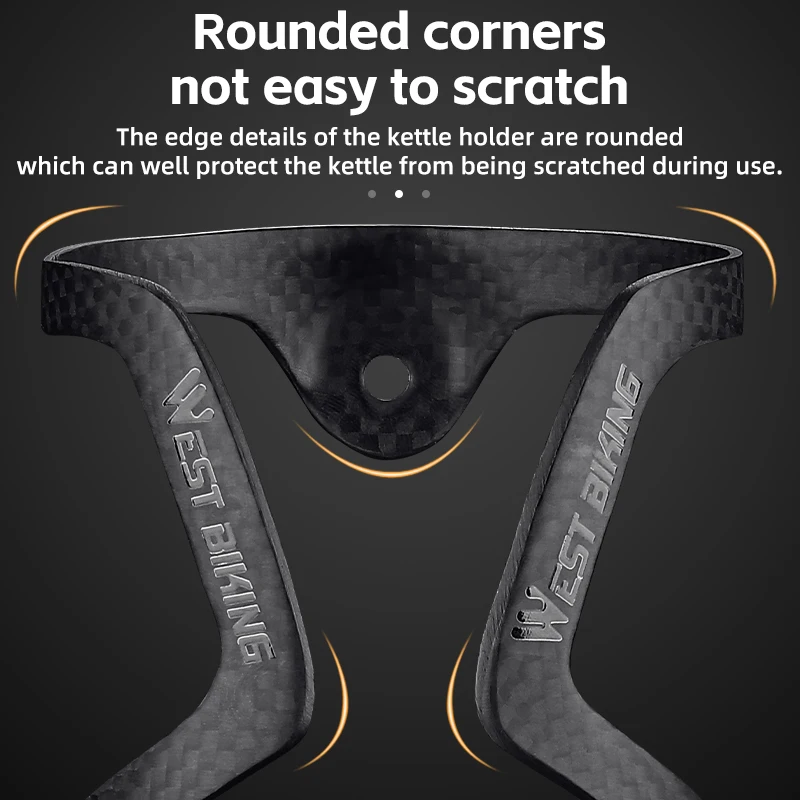 Carbon Fiber Bicycle Water Bottle Holder Lightweight Integrated 3K/UD Carbon Bike Cycling Bottle Cage Cups Holder Bicycle Water Bottle Cage Bicycle Bottle Holder Water Bottle Holder