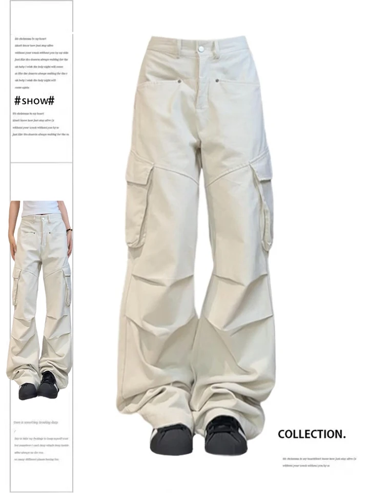90’s old Stussy parachute cargo pants 白 USED】90's-00'S STUSSY CARGO PANTS WHITE | KONBINI