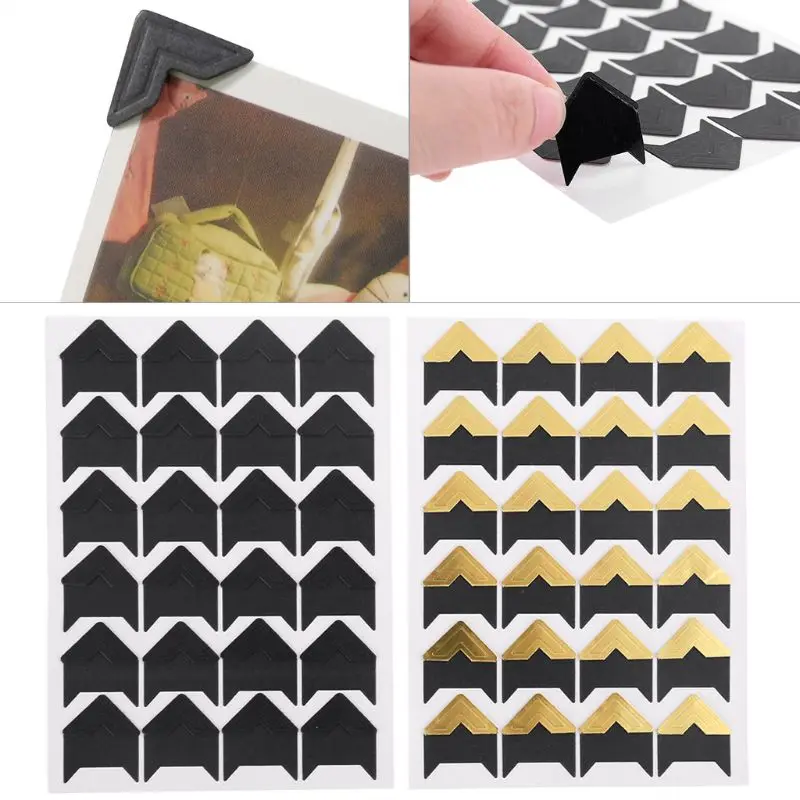 240Pcs Photo Corners Papers Self Adhesive Photo Mounting Sticker for DIY  Albums R2LB