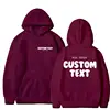 2024 Custom Text Hoodie Men Fashion Sweatshirt Cool casual Harajuku Street wear pullover hooded streetwear 5