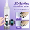 Dog Nail Grinder Quiet- Ultra-Quiet Dog & Cat Nail Grinder with LED Light & Battery Display & Upgrade Grinding Head - Painless N 5