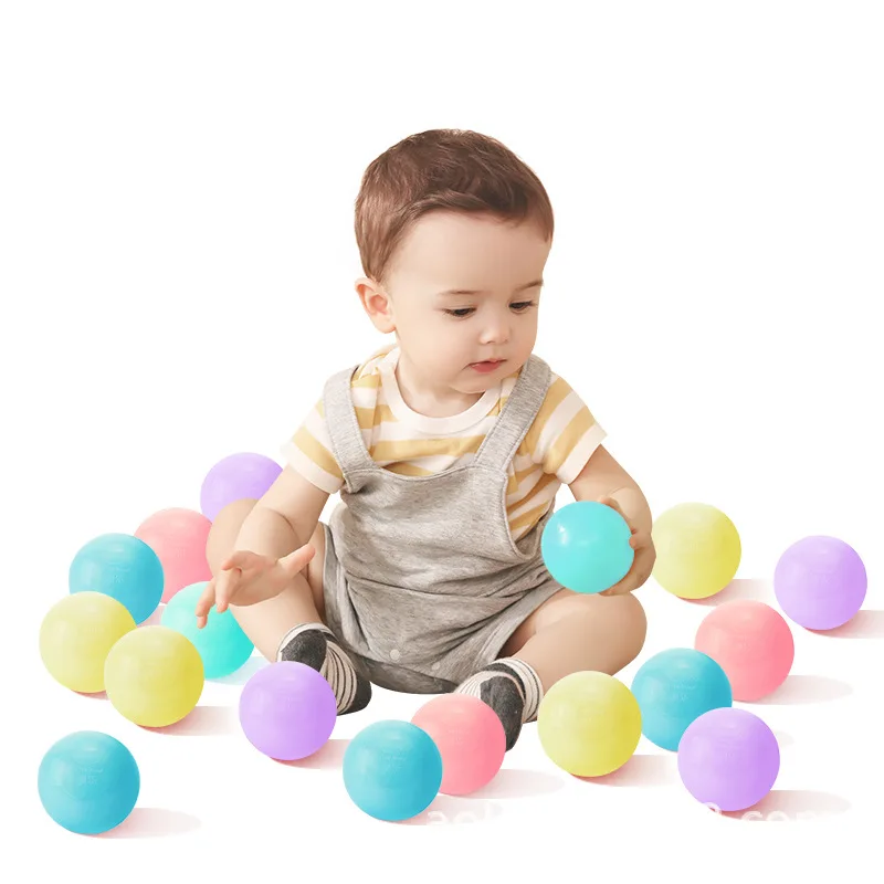 Ball Pit Balls 25-100pcs for Kids Plastic Pit 5/7cm Crush Proof Play BPA Free Non-Toxic Ocean With Reusable Net Bag