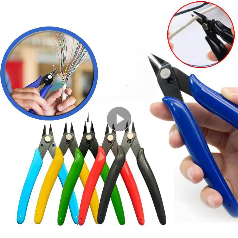 Wire Cutter Plastic Pliers Nippers Jewelry Electrical Wire Cable Cutters  Cutting Side Snips Multifunctional Electrictrician Tool - AliExpress