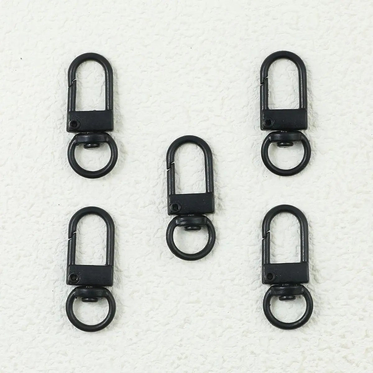 Colorful Macaron Keychain Clasps – Set of 10 for DIY Jewelry Accessories
