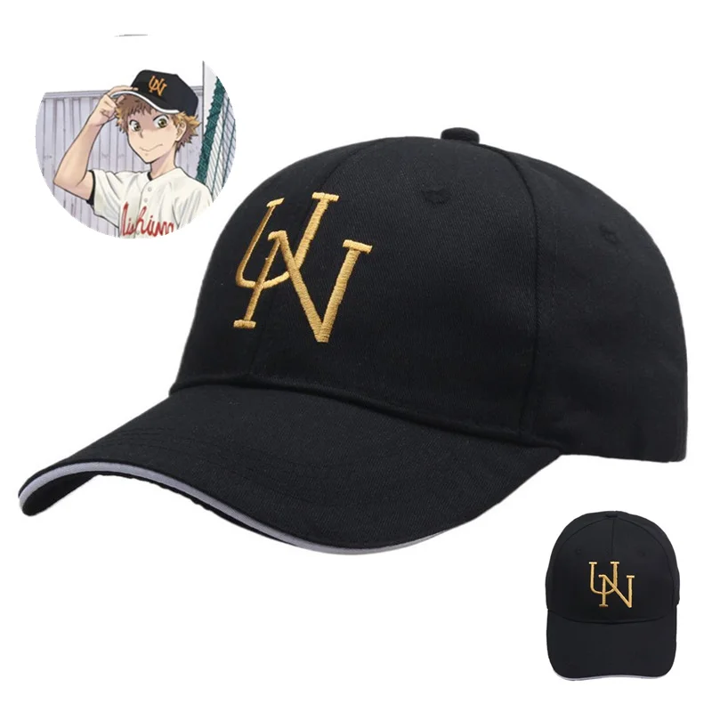 Anime Ookiku Furikabutte Mihashi Ren Baseball Caps Cosplay Unisex Embroidery Cap Oofuri Duck Tongue Hat Props