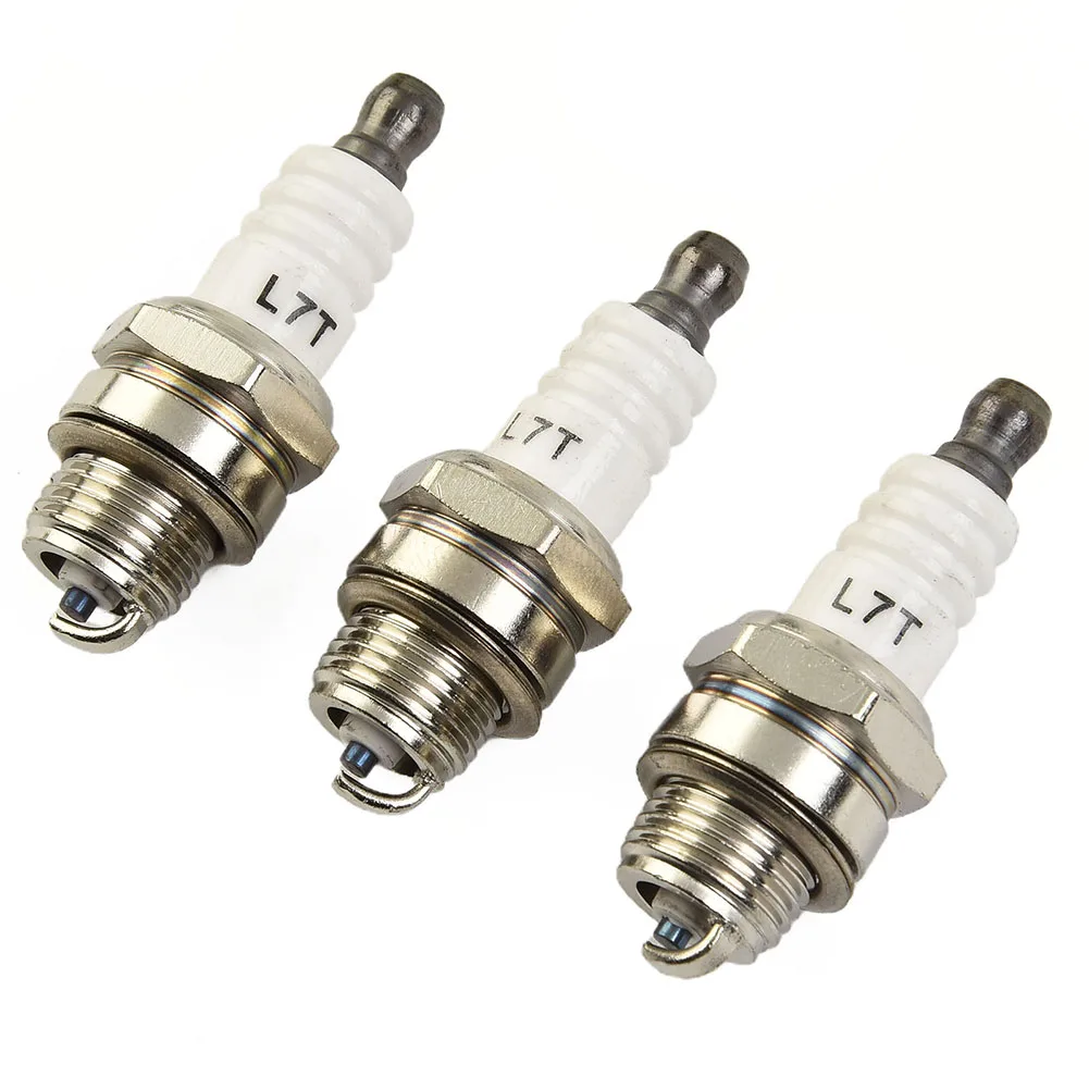 Durevole Per Tosaerba A Benzina Strimmer Da Giardino Motoseghe Candela Trimmer Parte Argento Bianco 3 Pezzi Luce Dorata