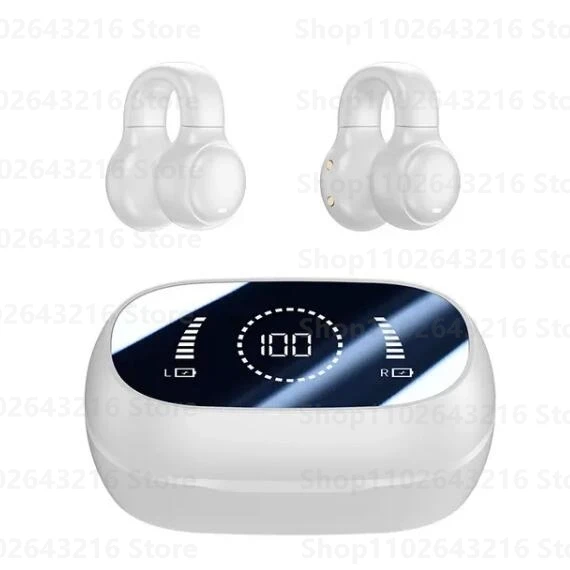 thumbnail image 1 of Auriculares inalámbricos TWS originales con Bluetooth y estuche de carga, auriculares con cancelación de ruido y micrófono para juegos y deportes, 1 of 5