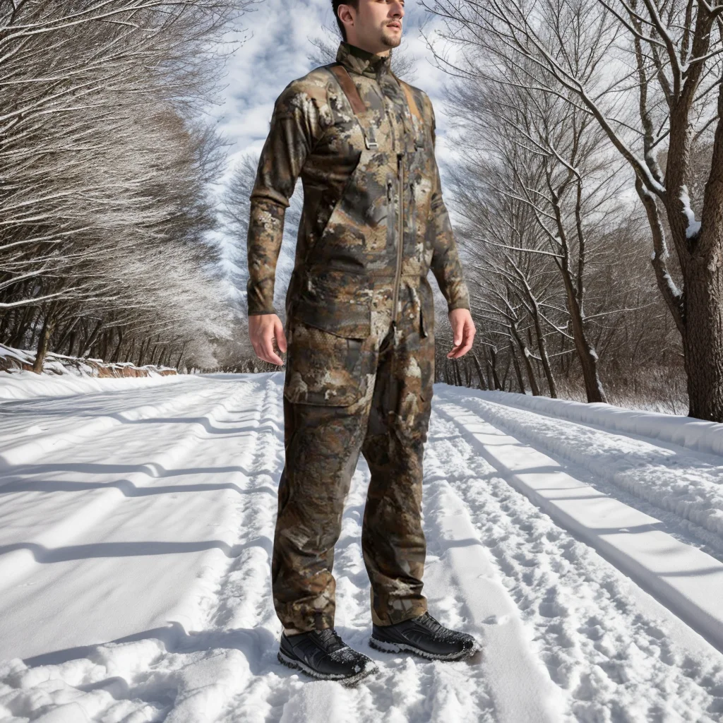 Hunting Trousers Hifad Men's Hudson hunting suit camouflage trousers hunting bib