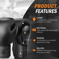 FIVING 10 12 14 16oz Boxing Gloves PU Leather Muay Thai Guantes De Boxeo Free Fight MMA Sandbag Training Glove For Men Women 2