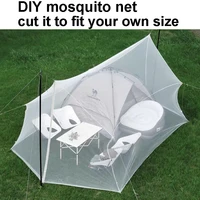 DIY Mosquito Nets Outdoor Camp Hunt Garden Dormitory Picnic Camping Cut Fit Size Mosquito Net 2*3m 3*5/15m Netting Green Black 1