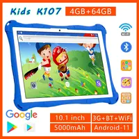 BDF Kids 10.1 Inch Tablet Android 11 Pc 4GB Ram 64GB Rom 3G SIM Card Slot Built in children's program software WiFi Bluetooth 2