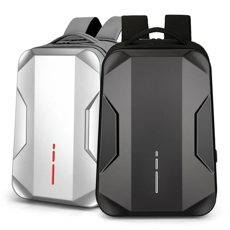 Men Laptop Backpack Business Backpack Plastic - Main Image