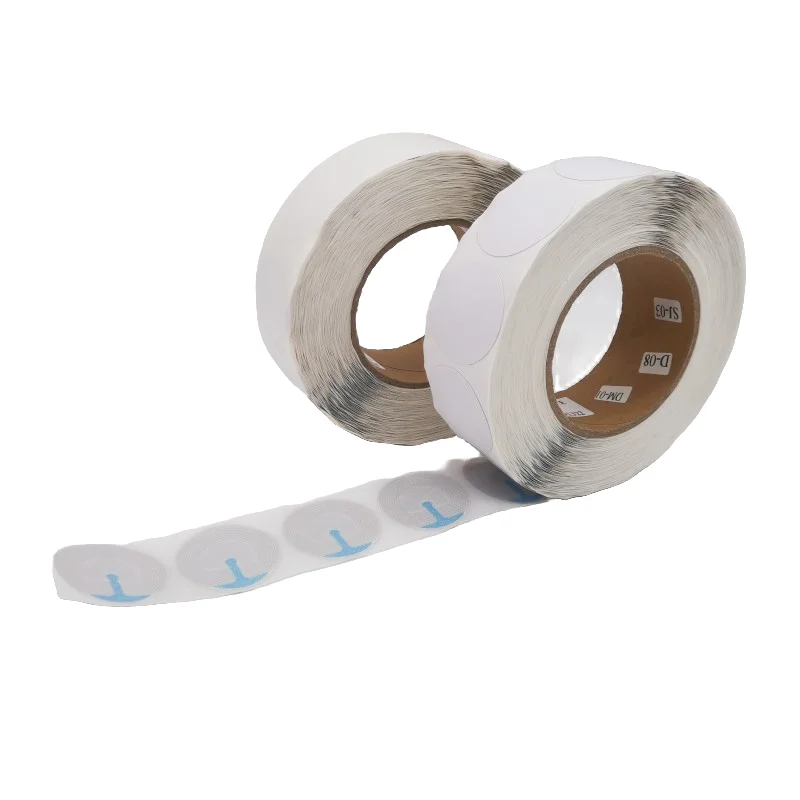 1000Pcs/Roll 40MM EAS RF 알람 스티커 라운드 도난 방지 스티커 라벨 소매점 자기 접착 EAS 보안 라벨