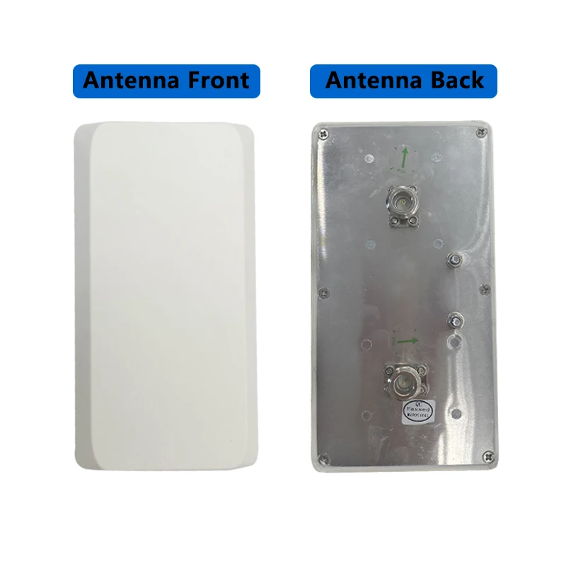 5.8G High Gain Directional WiFi Flat Panel MIMO Antenna 14db Dual Polarization Outdoor Waterproof N Female