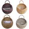 Flower Planter Wall Hanging Wicker Rattam Basket Garden Vine Pot Plants Holder Handmade Woven Hanging Basket Pot De Fleur DéCo 1
