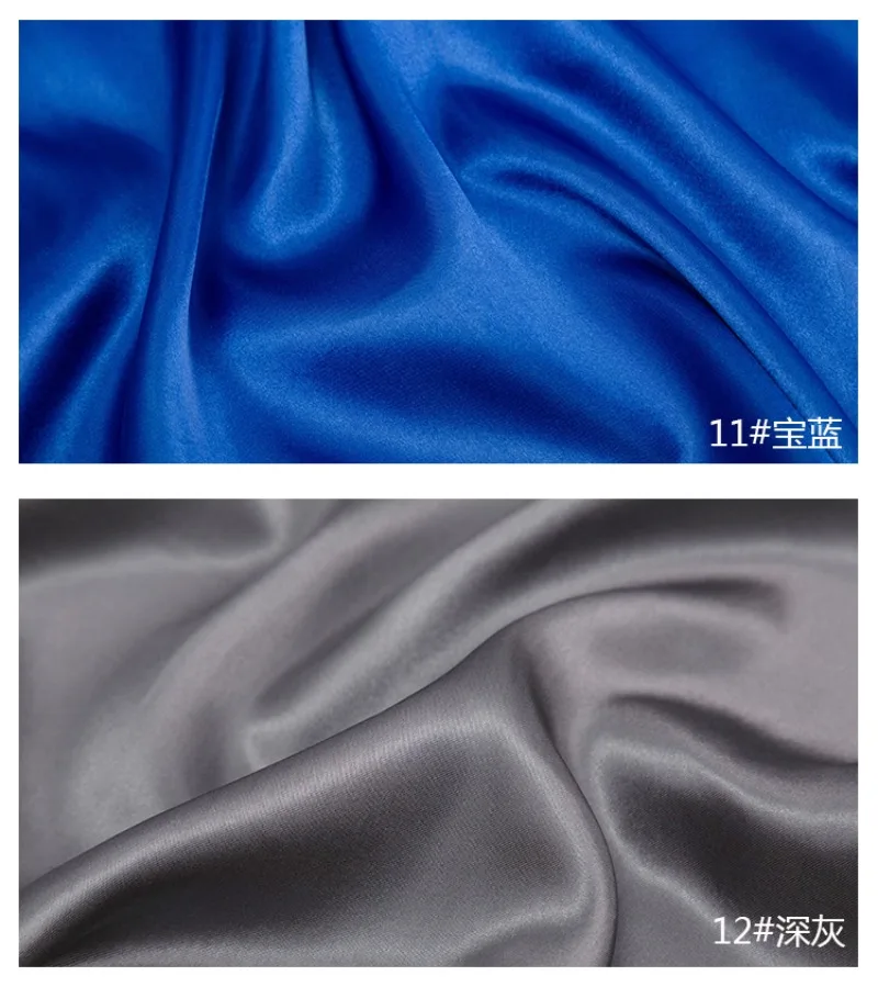 0,5m/1m/2m Satin-Futterstoff für Kleidung und Futter, Weiches und Glänzendes Seidenähnliches Material, für Bekleidung, DIY-Handwerk und Geschenkverpackung – Detail 14