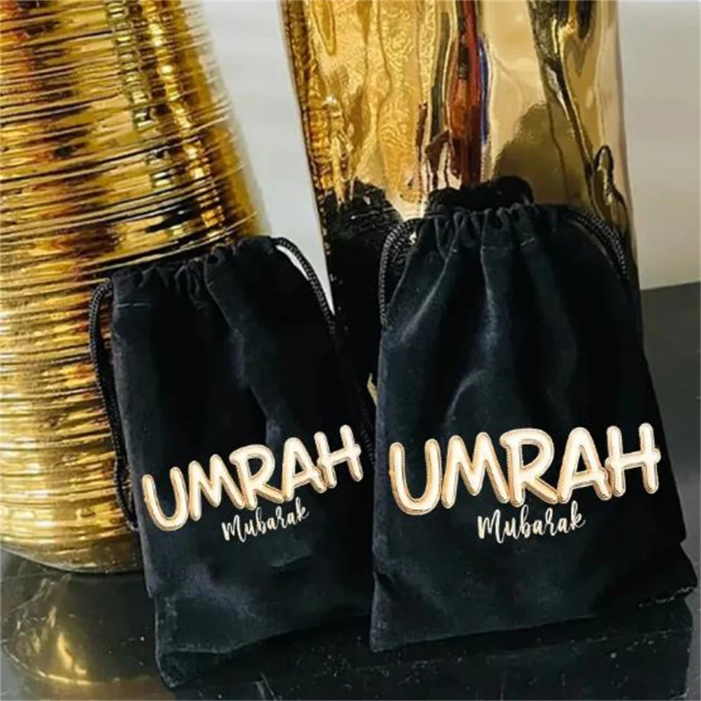 

12umrah mubarak подарочные пакеты Мусульманский Исламский Раман кареем Iftar хадж искусственная счастливая Ид аль-Адха Детский мальчик девочка семейный подарок мешок