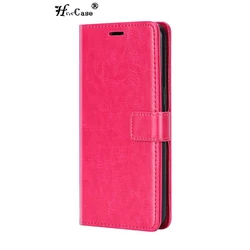 Magnetic Leather Flip Book Case and Cover in Premium Design for XZ3 (Rose)