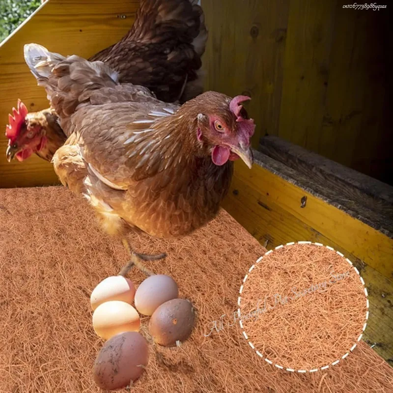 Chicken Nesting Mats 10/6/1pcs Portable Chicken Coop Bedding Non Disposable Wooden Laying Hen Nesting Pads Poultry Supplies