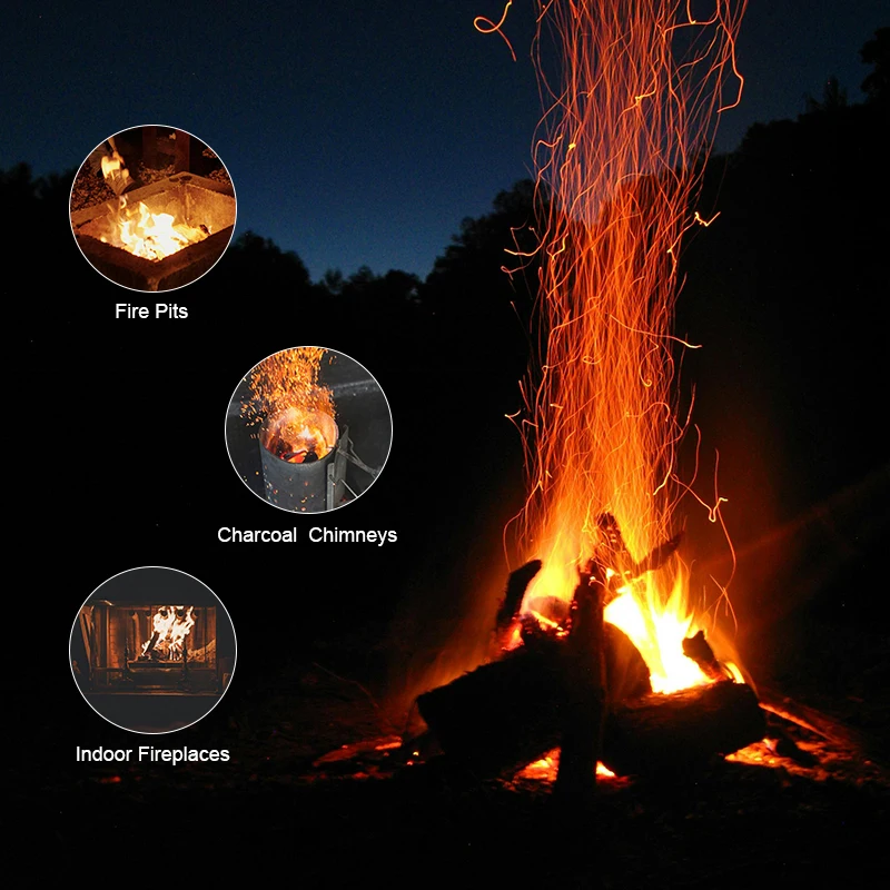 Natural Fatwood Fire Starter Stick for Outdoor and Emergency Use