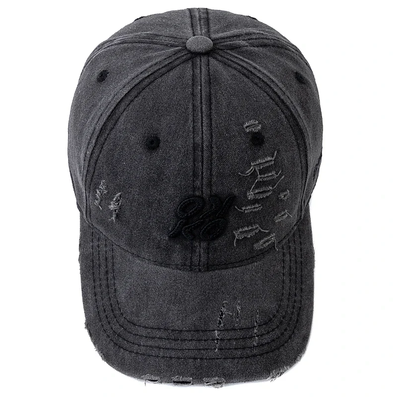 Hot Sale Washed Cotton Vintage Cap High Quality OK-KO Letter Embroidery Baseball Cap Men Women Outdoor Sports Dad Hats