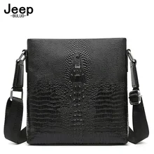 

Jeep Buluo Hot Sale Genuine LeatherNew Crossbody Man's Messenger Bag Shoulder Bags For Men Business Casual High Quality Tote