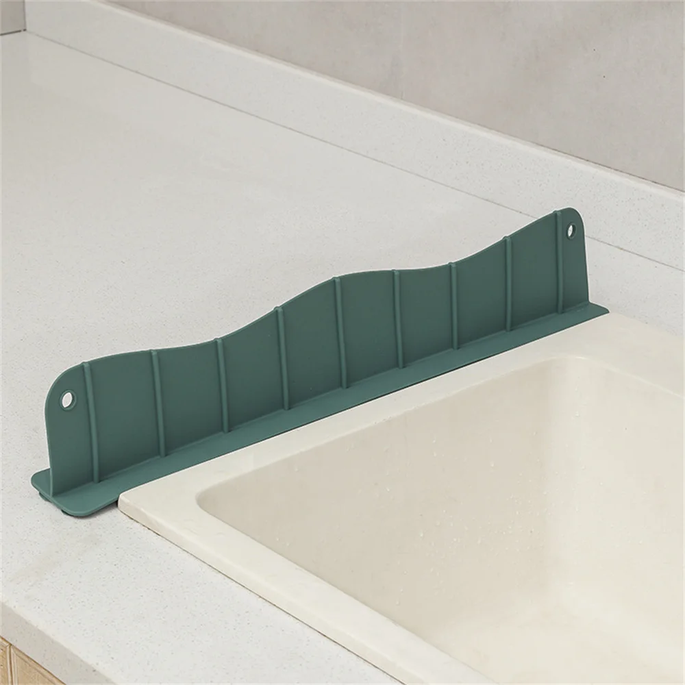 

Water Blocking Board Silica Gel Waterproof And Splash-proof Soft Silicone Easy To Remove Heightening Kitchen Periphereies