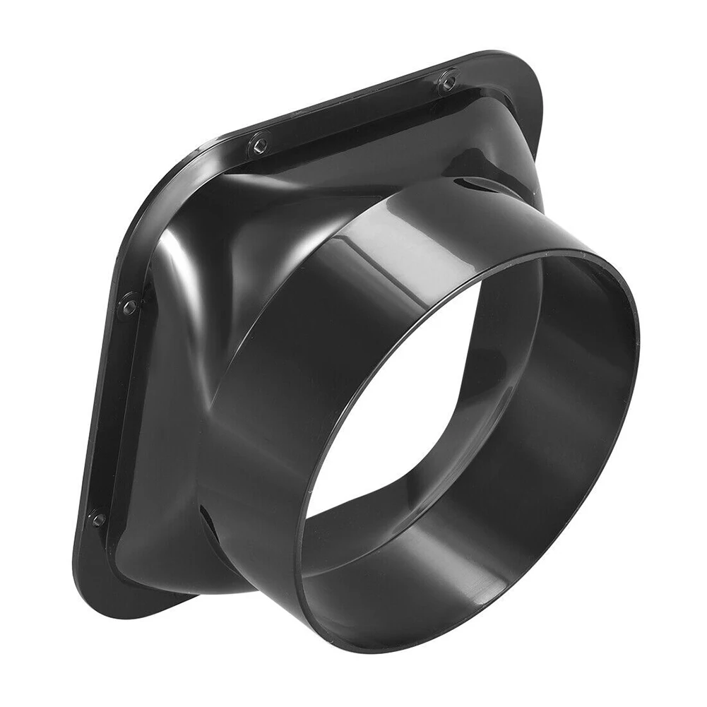 100/150mm ABS Duct Fan Connector Wall Range Hood Flange Adapter Duct Fan Connector Air Ventilation Hose Connector Vent Hardware