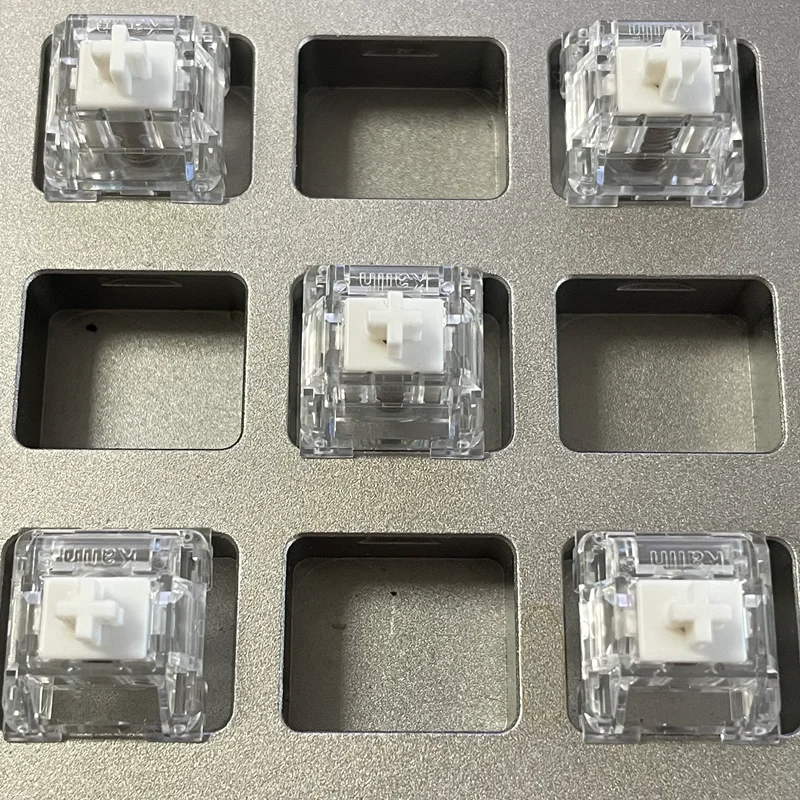 카일 해파리 마그네틱 스위치 35g 풀 투명 HIFI 리니어 스위치 커스텀 스프링 20mm PC PA12 게이밍 키보드 스위치용