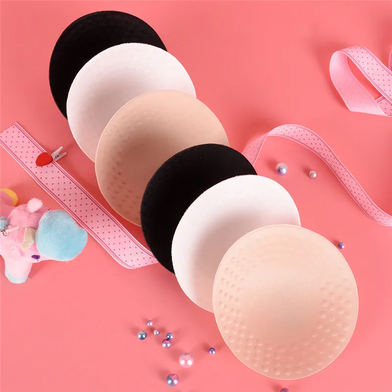 

1 Pair Women Swimsuit Pad Inserts Sponge Foam Bra Pads Chest Cup Breast Bra Bikini Insert Chest Pad