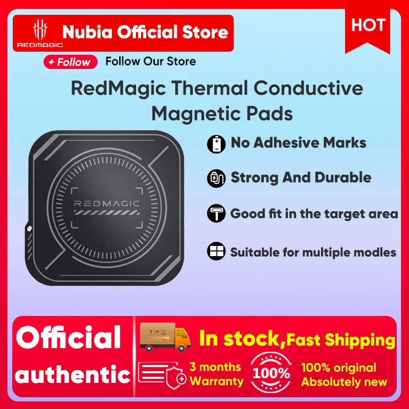 기존 Nubia RedMagic 열 전도성 자기 패드 자기 냉각기 4Pro 5 Pro..